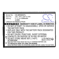 Sostituzione della batteria compatibile per BlackBerry BAT-30615-006,J-M1,JM1