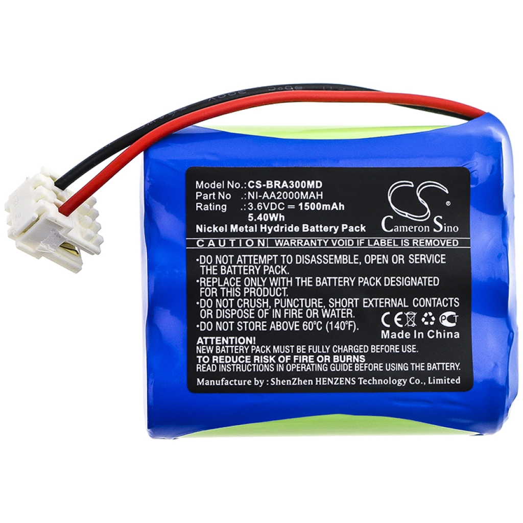 Sostituzione della batteria compatibile per Braun NI-AA2000MAH
