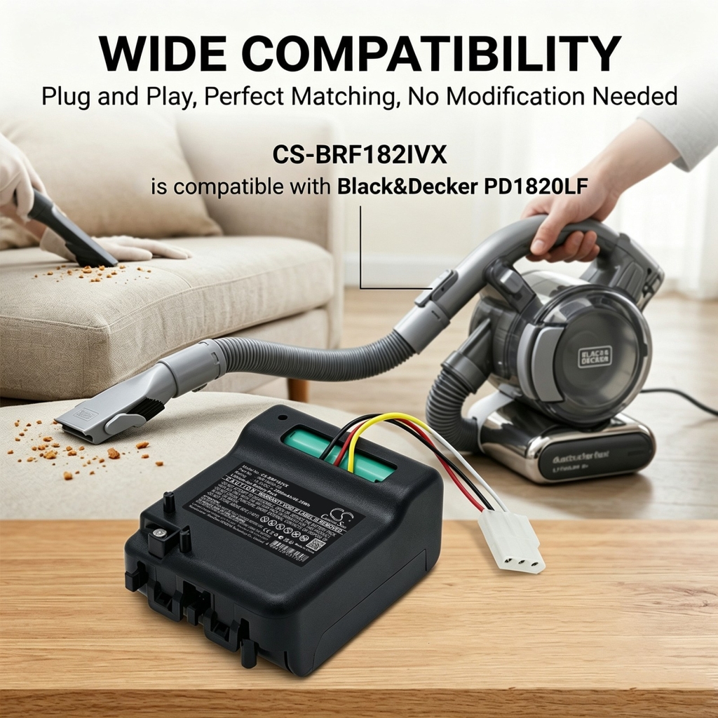 Batteria compatibile con Black&decker