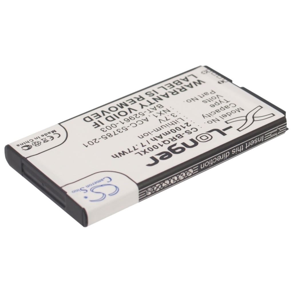 Batteria compatibile con Blackberry Porsche design CS-BRQ100XL