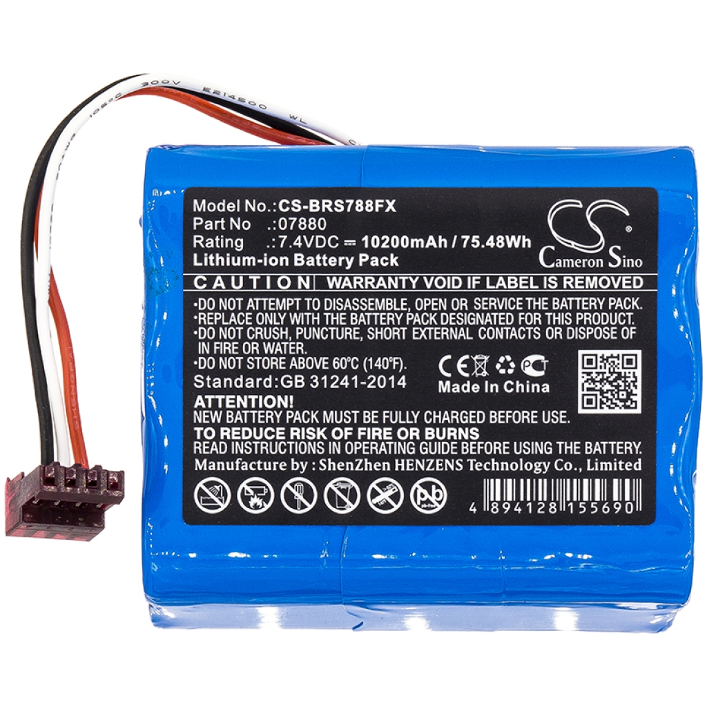 Sostituzione della batteria compatibile per Bright star 07880