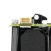 Primo piano del connettore FPC multipin sul bordo del PCB del pacco batteria
