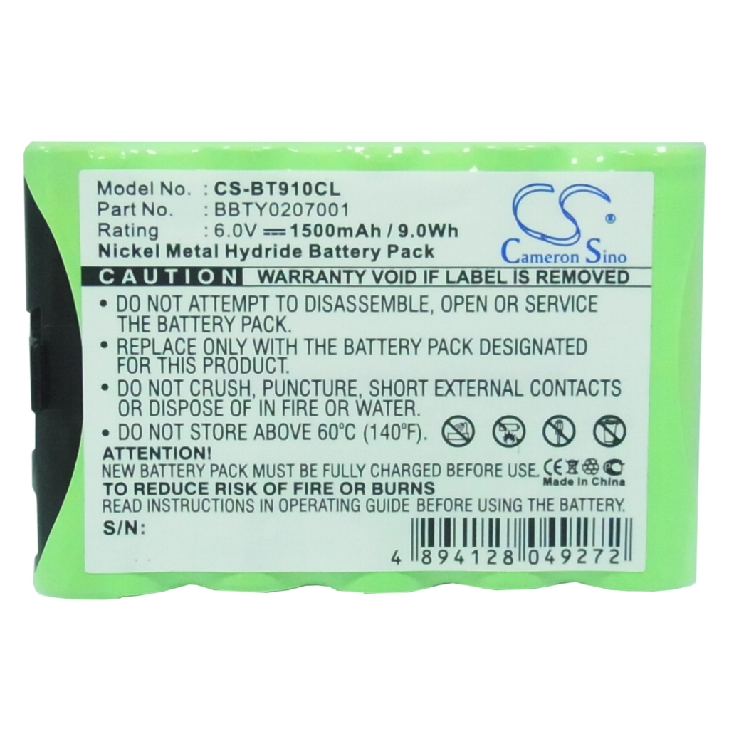 GE Panasonic SOUTHWESTERN BELL Uniden Batteria Telefono Cordless CS-BT910CL