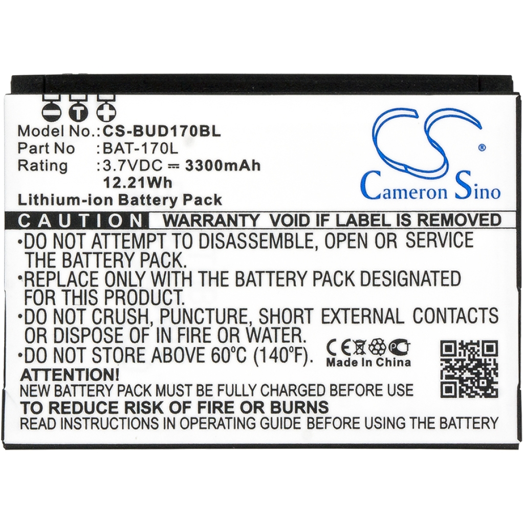 Batteries BarCode, Scanner Battery CS-BUD170BL