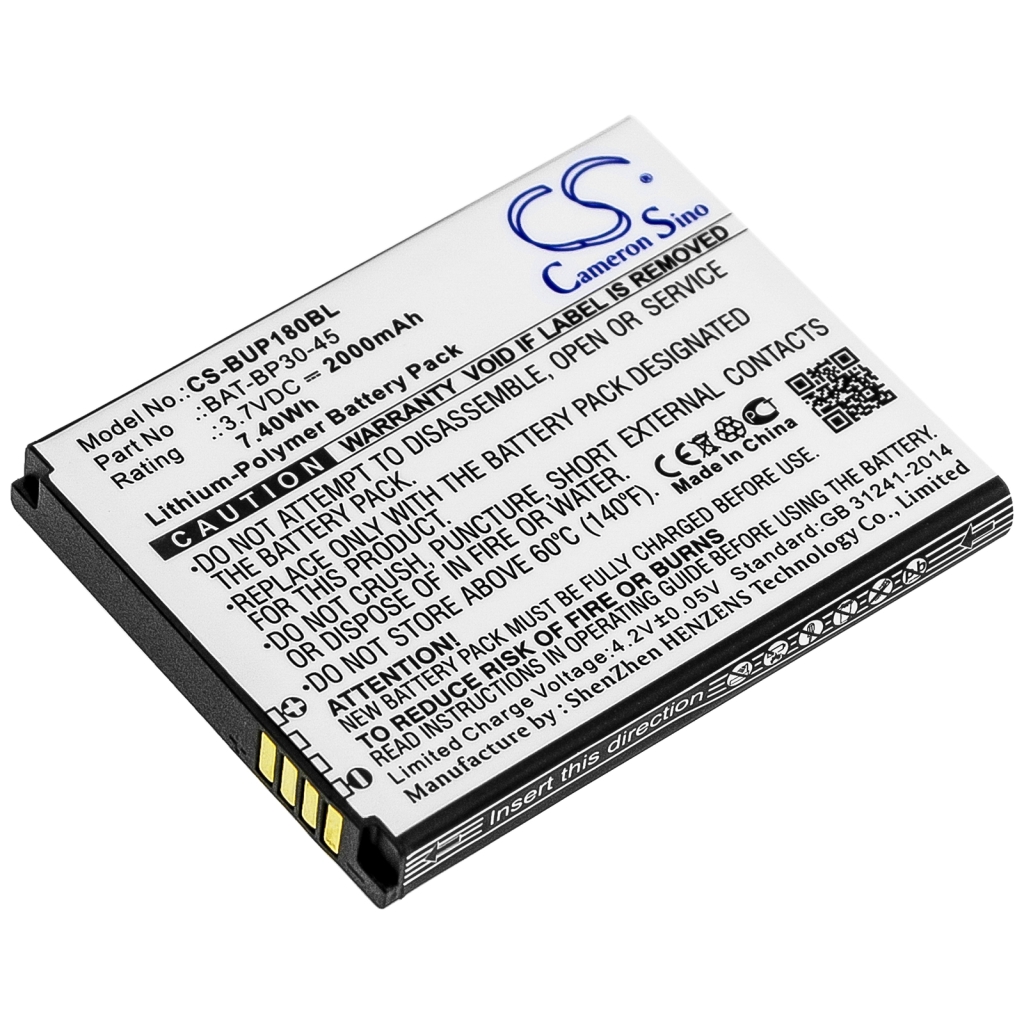 Batteries BarCode, Scanner Battery CS-BUP180BL