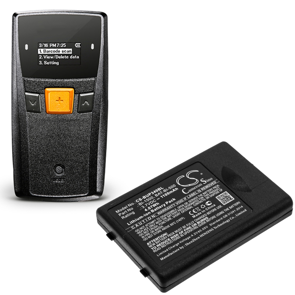 Batterie Codice a barre, batteria dello scanner CS-BUP340BL