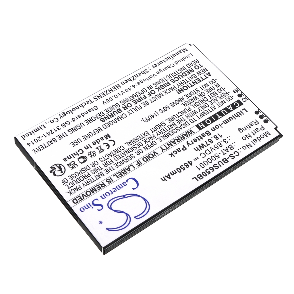 Batteries BarCode, Scanner Battery CS-BUS650BL