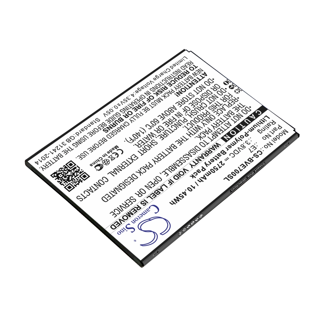 Batterie Batteria del telefono cellulare CS-BVE700SL