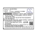 Batterie Batteria del telefono cellulare CS-BVE700SL