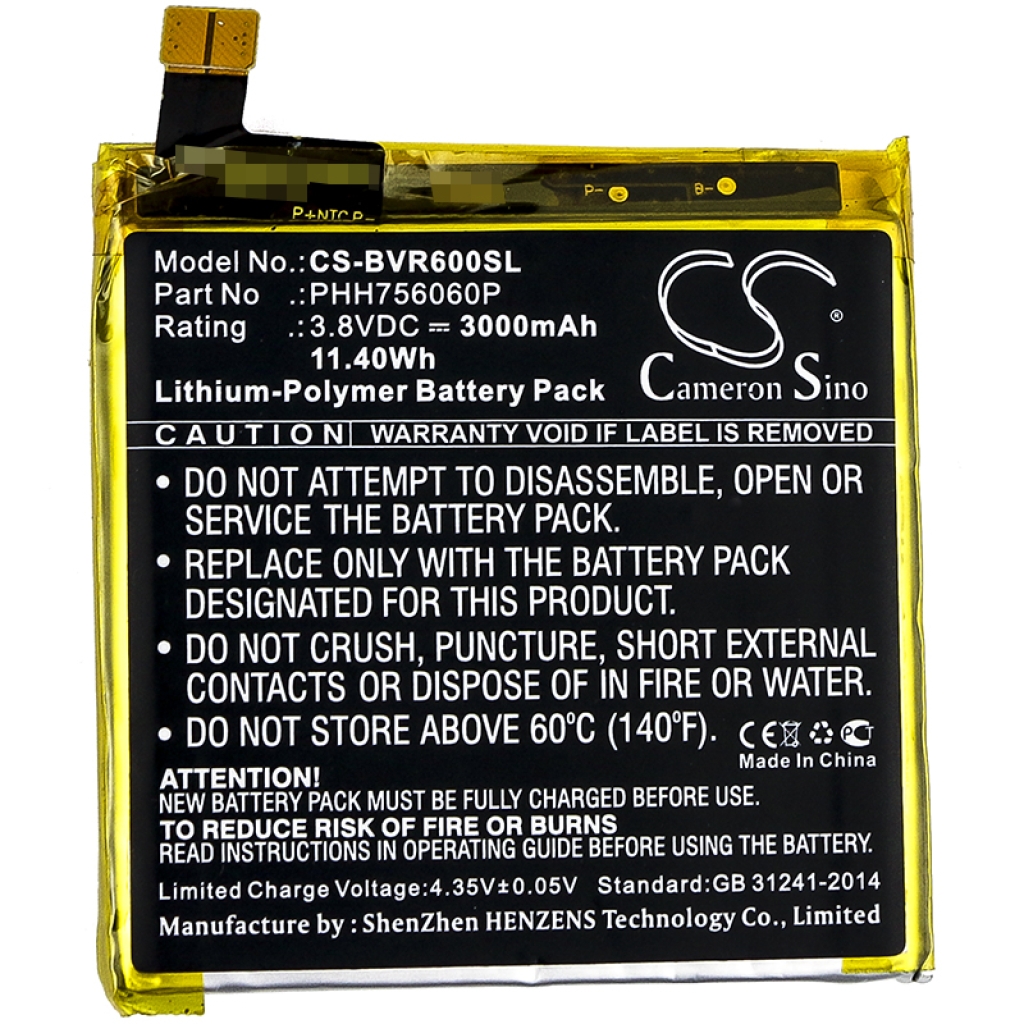 Batteria Sostituisce PHH756060P