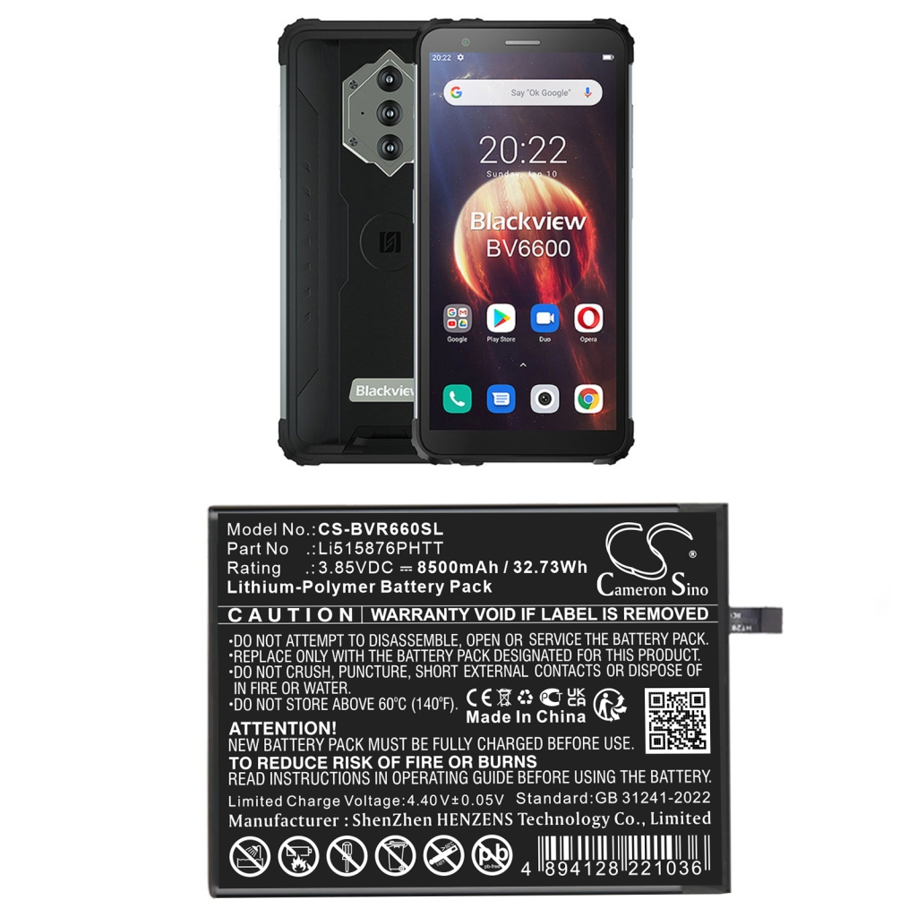 Mobile Phone Battery Blackview CS-BVR660SL