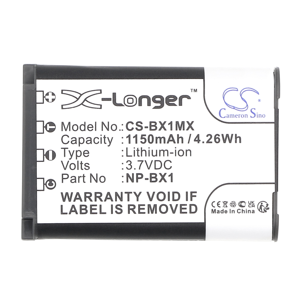 Sostituzione della batteria compatibile per Sony NP-BX1