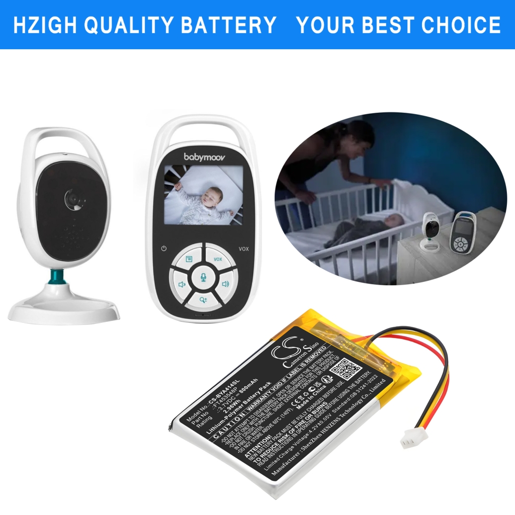 Sostituzione della batteria compatibile per Babymoov FT453548P
