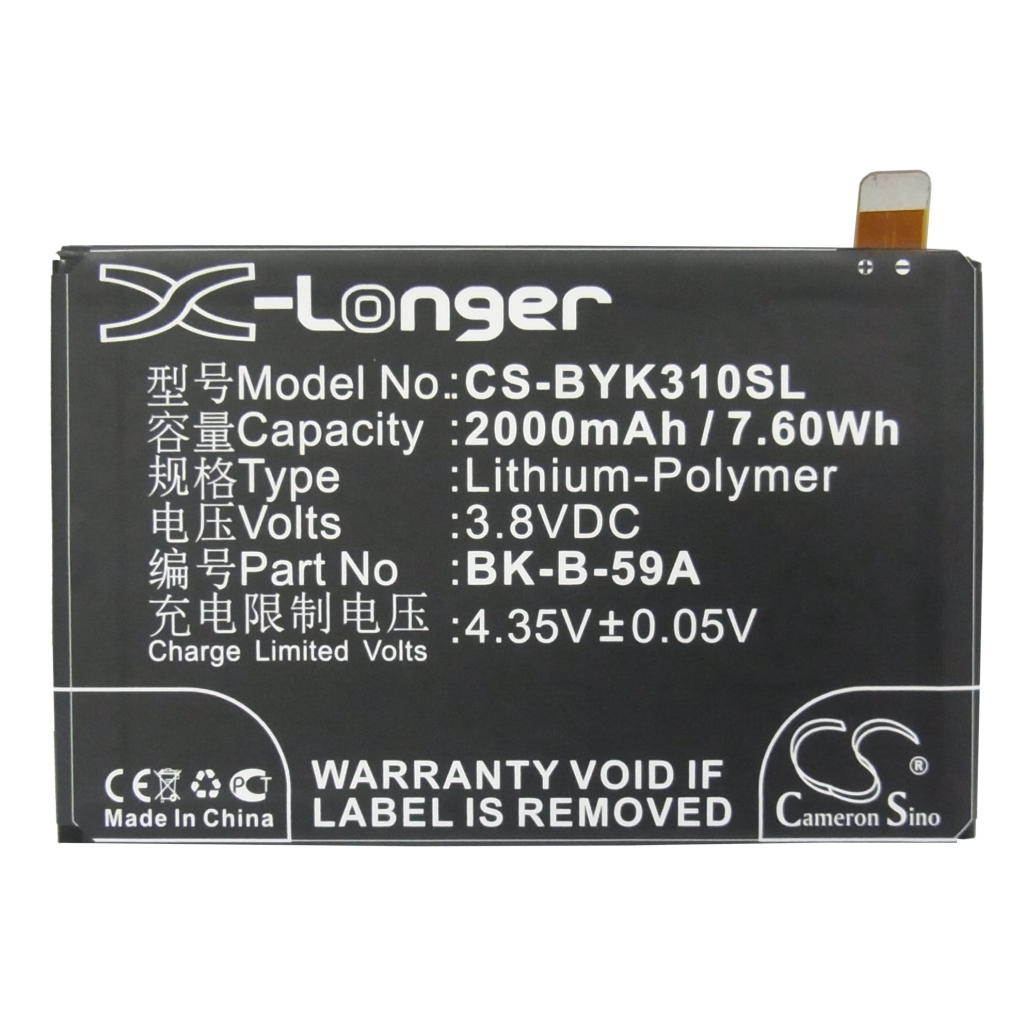 Batteria del telefono cellulare BBK CS-BYK310SL