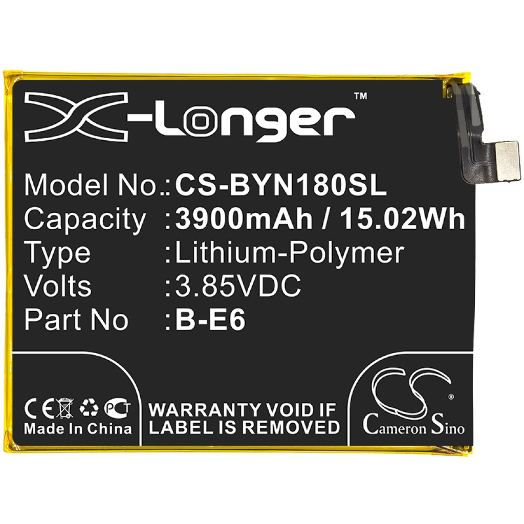 Batterie Batteria del telefono cellulare CS-BYN180SL