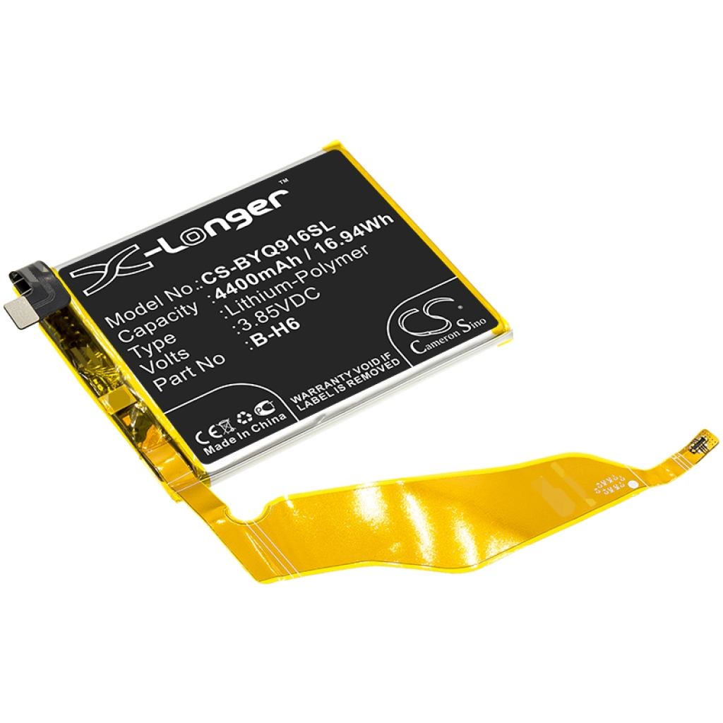 Batterie Batteria del telefono cellulare CS-BYQ916SL