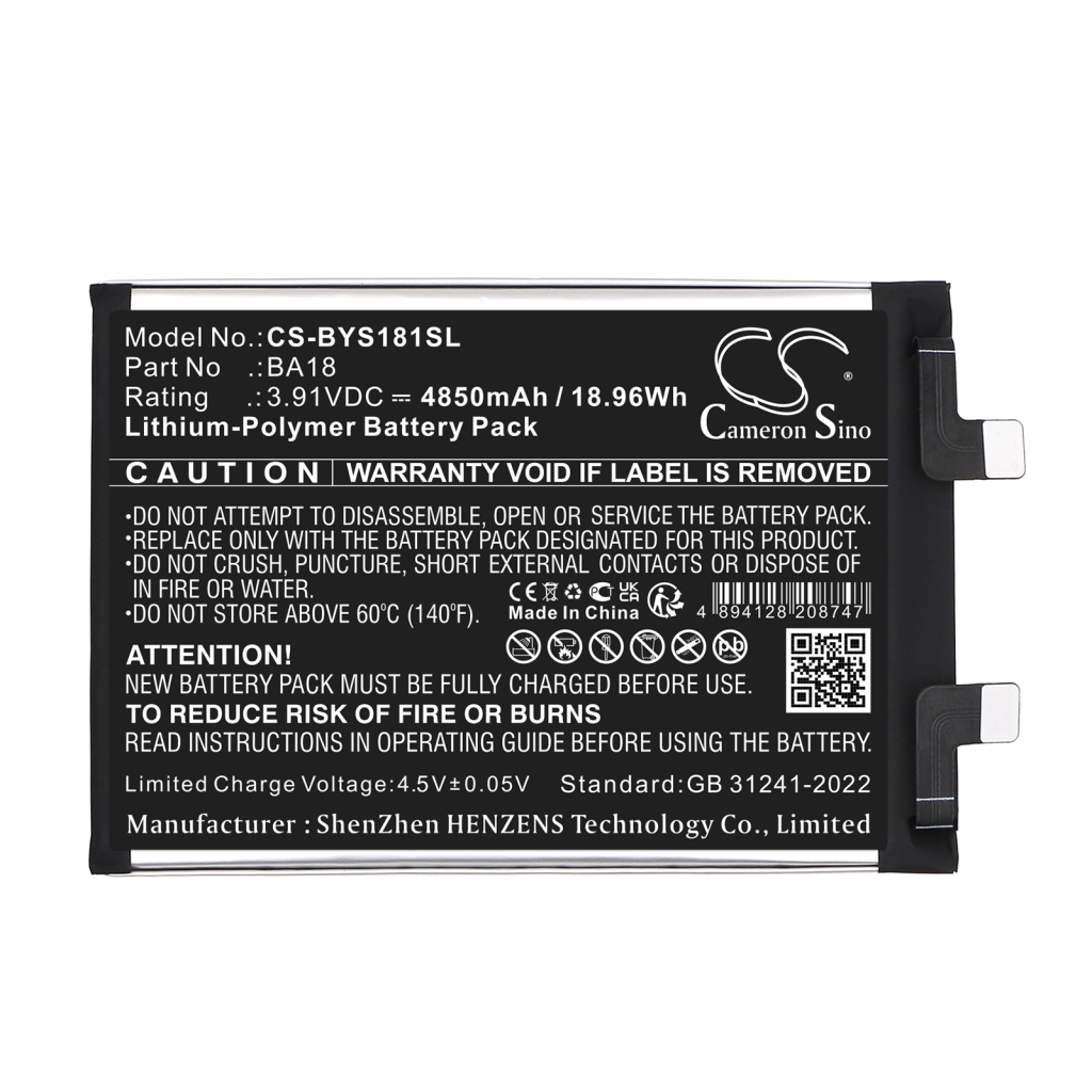 Batteria del telefono cellulare Vivo CS-BYS181SL
