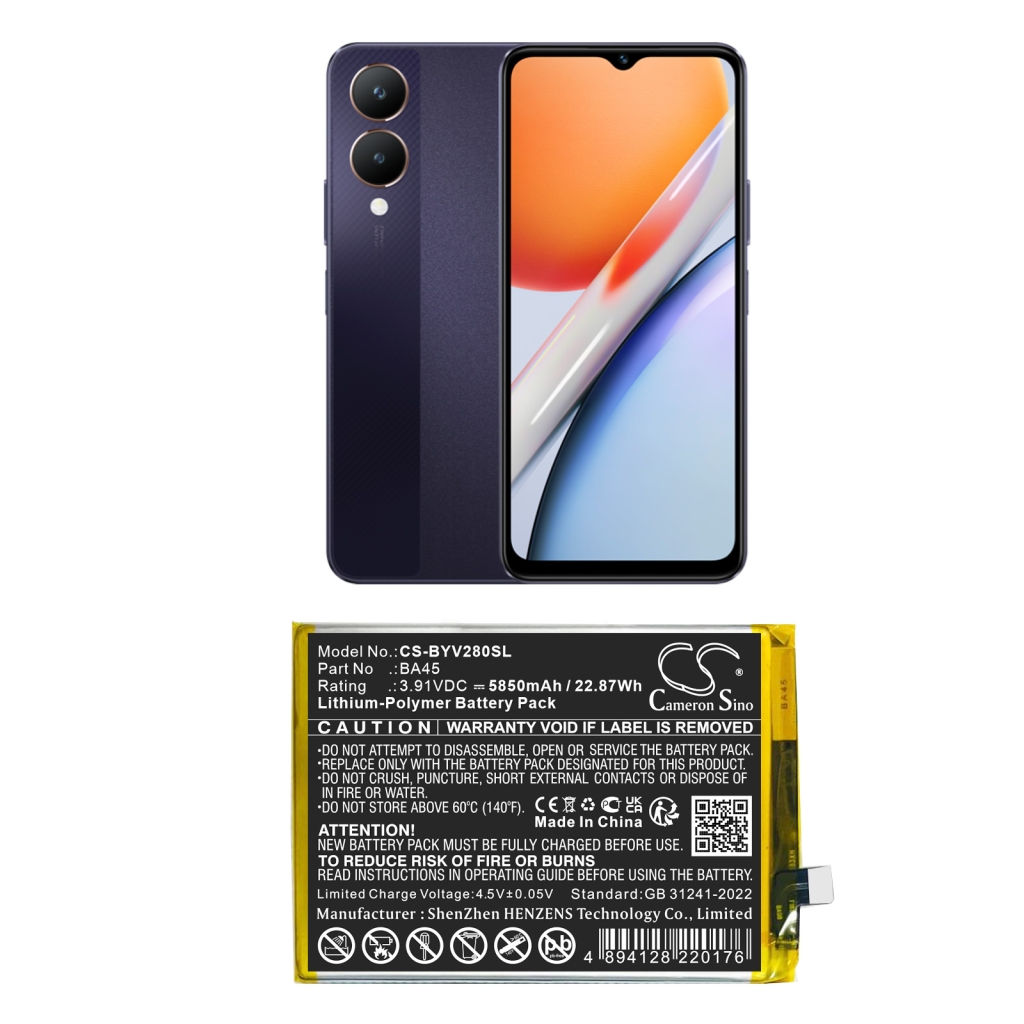 Batteria del telefono cellulare Vivo CS-BYV280SL