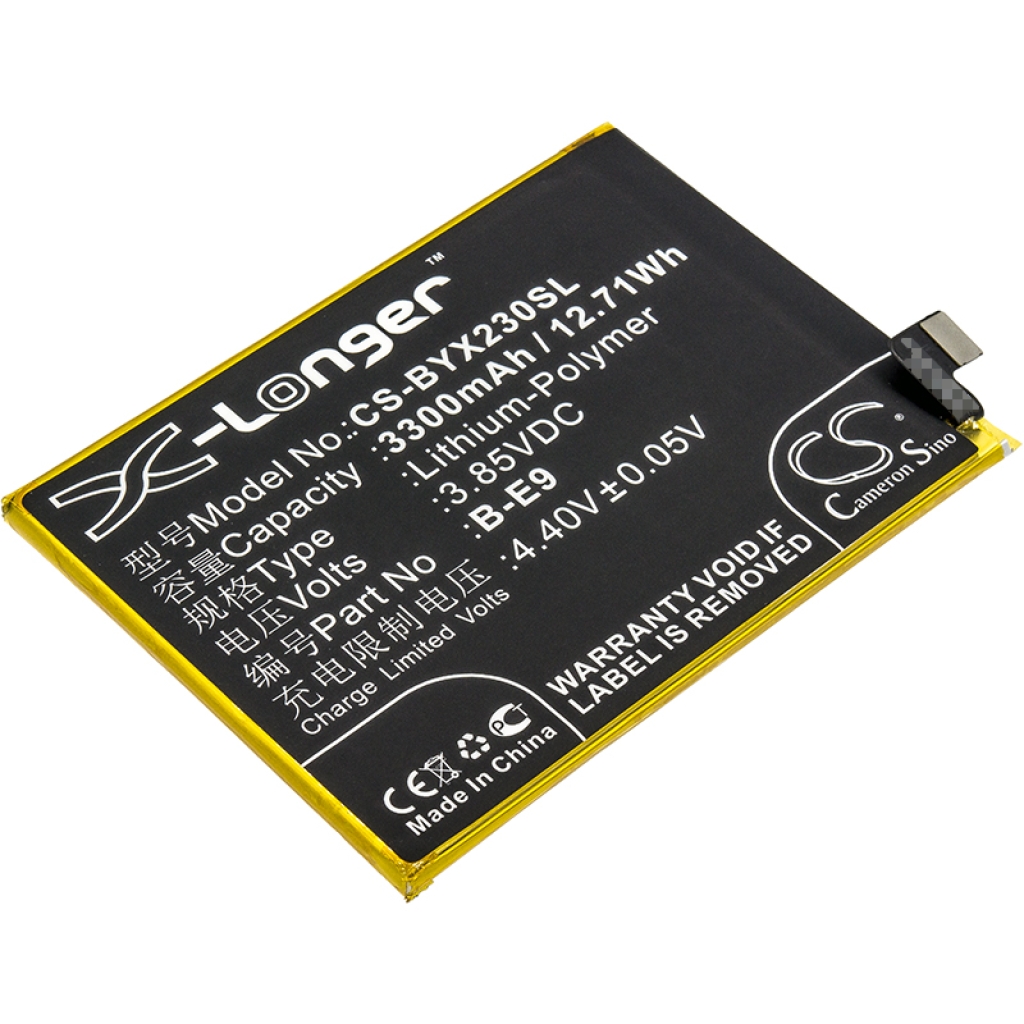 Batteria del telefono cellulare BBK V1809A (CS-BYX230SL)