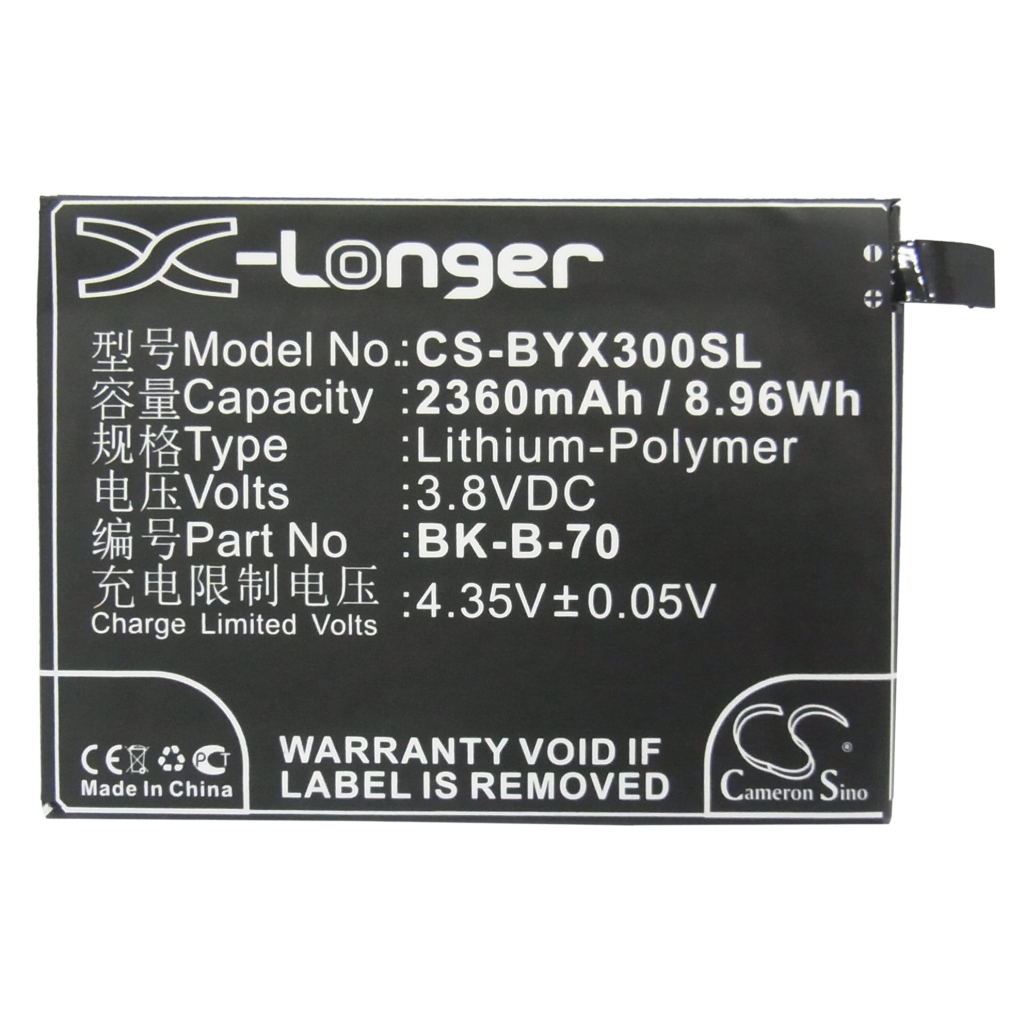 Batteria compatibile con BBK CS-BYX300SL
