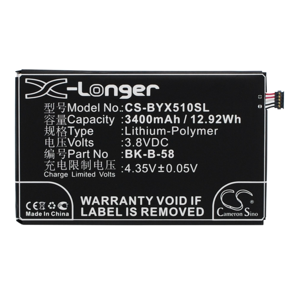 Sostituzione della batteria compatibile per BBK BK-B-58