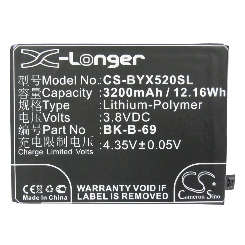 Batteria compatibile con BBK Vivo CS-BYX520SL