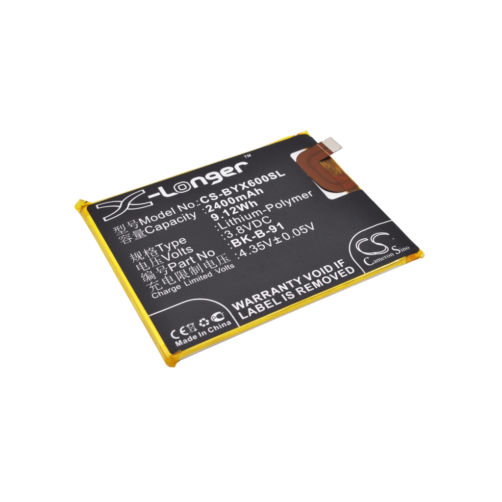 Batterie Batteria del telefono cellulare CS-BYX600SL