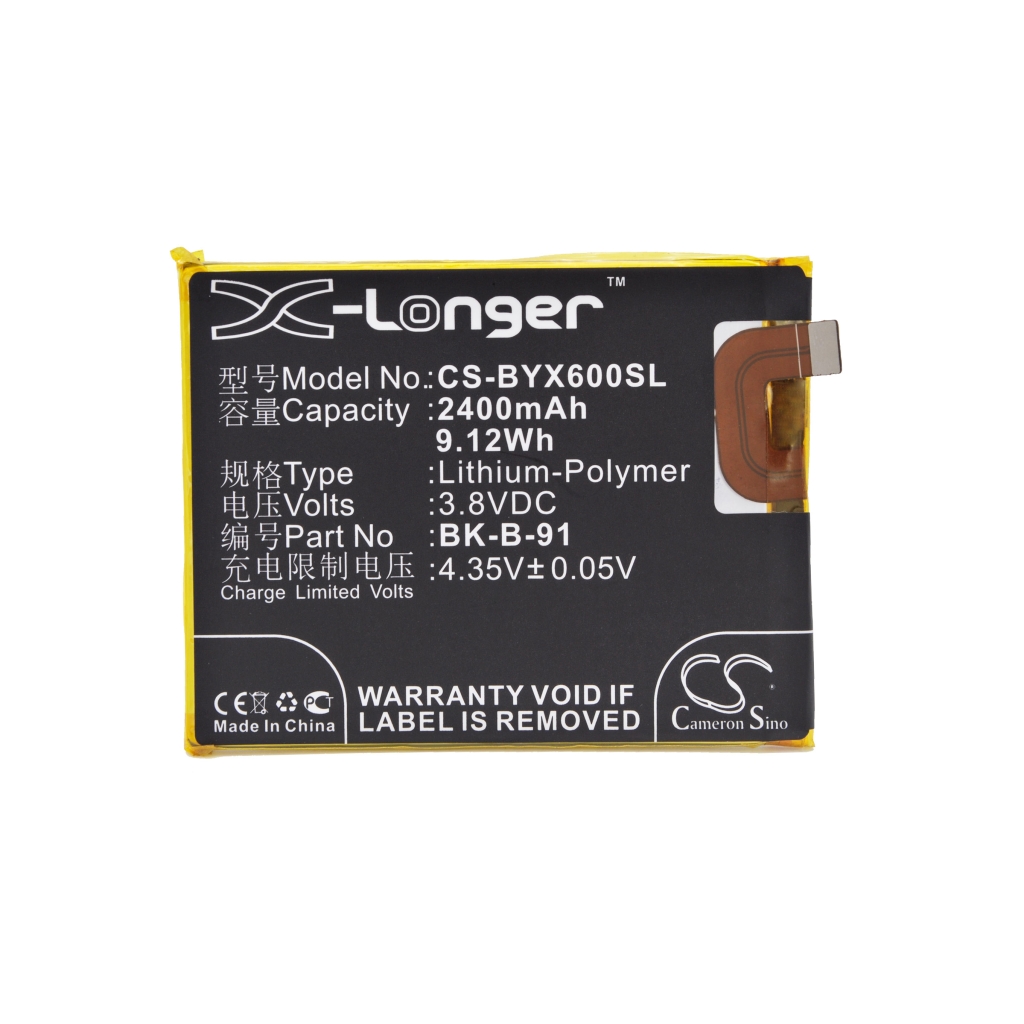 Batterie Sostituisce BK-B-91