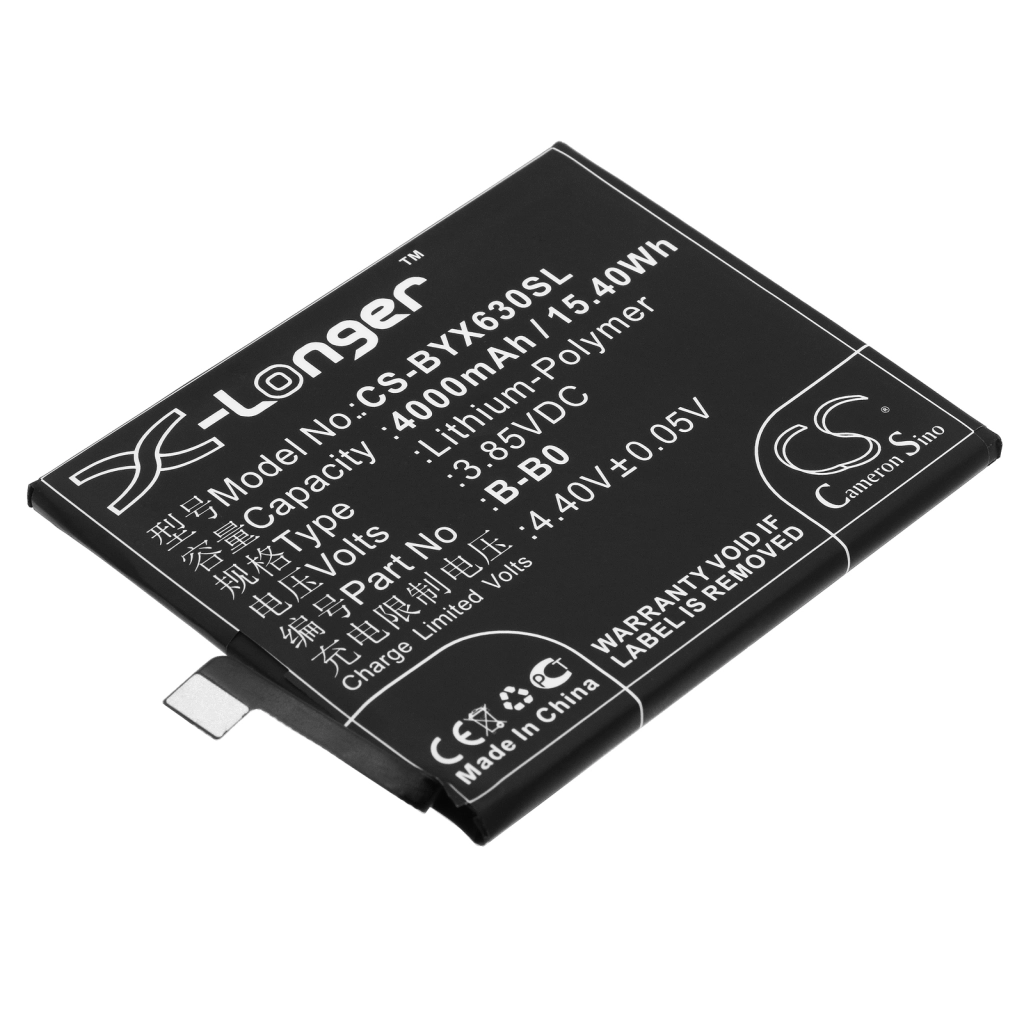 Batterie Batteria del telefono cellulare CS-BYX630SL