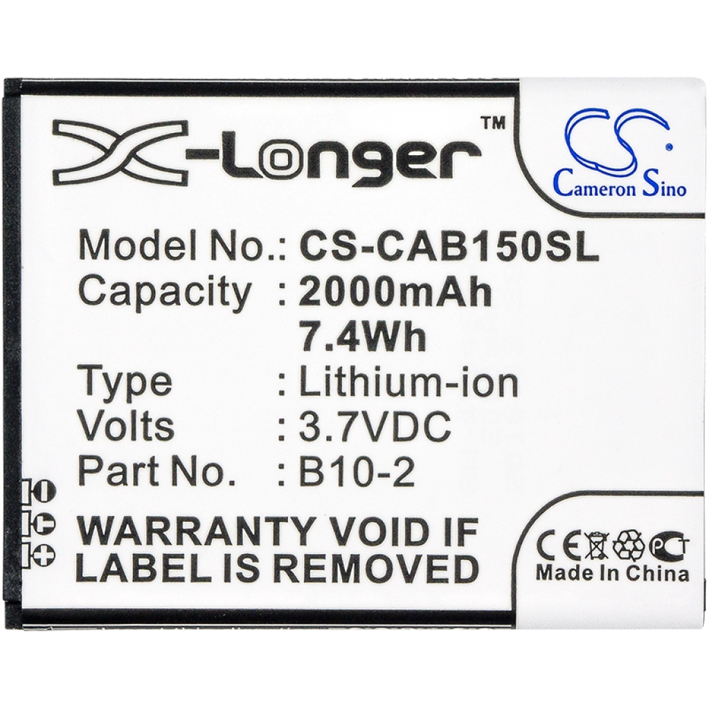 Batterie Batteria del telefono cellulare CS-CAB150SL