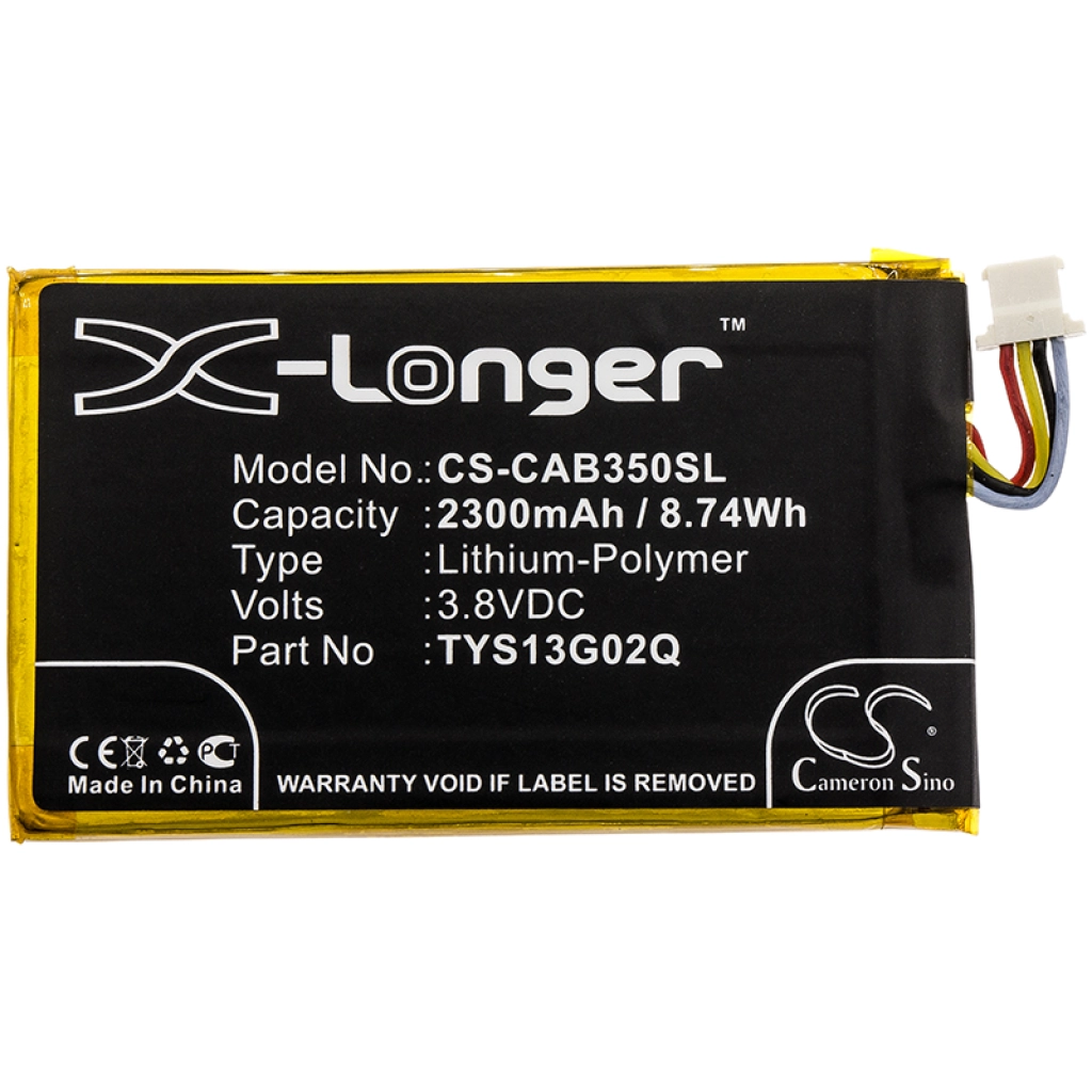 Batterie Batteria del telefono cellulare CS-CAB350SL