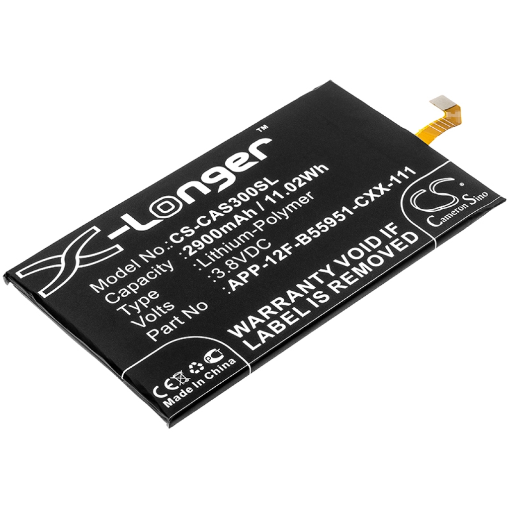 Batterie Batteria del telefono cellulare CS-CAS300SL