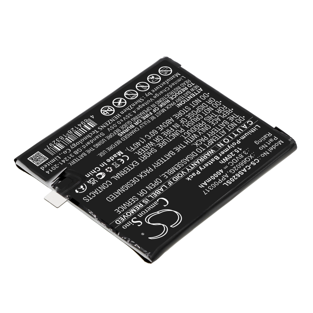 Batterie Batteria del telefono cellulare CS-CAS620SL