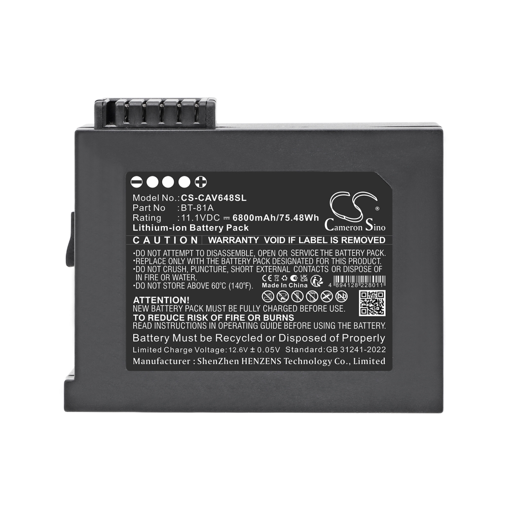Batteria Sostituisce CETC HYLB-2025B