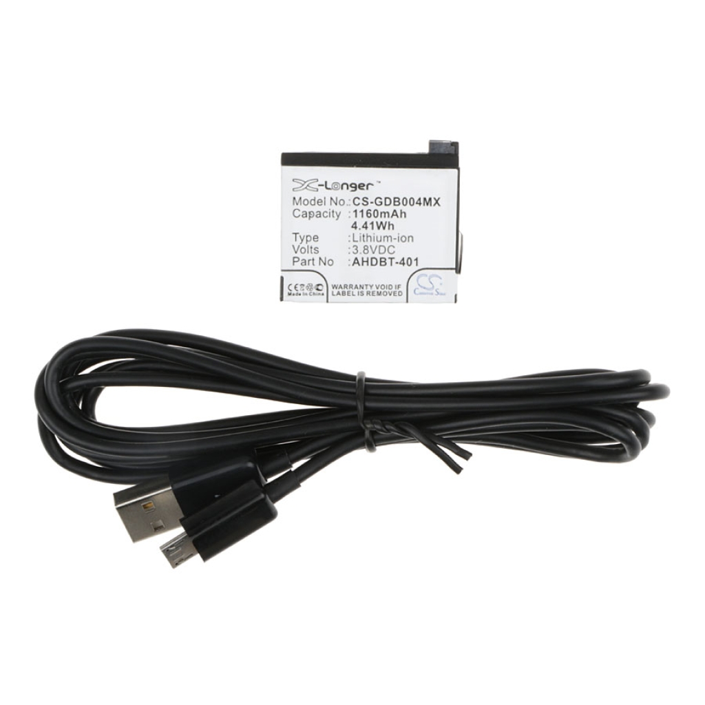 Batteria medica Gopro Hero 4 Silver
