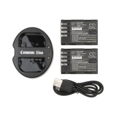 Sostituzione compatibile per Panasonic DMW-BLF19,DMW-BLF19E,DMW-BLF19PP,DMW-BTC10,DMW-BTC10G