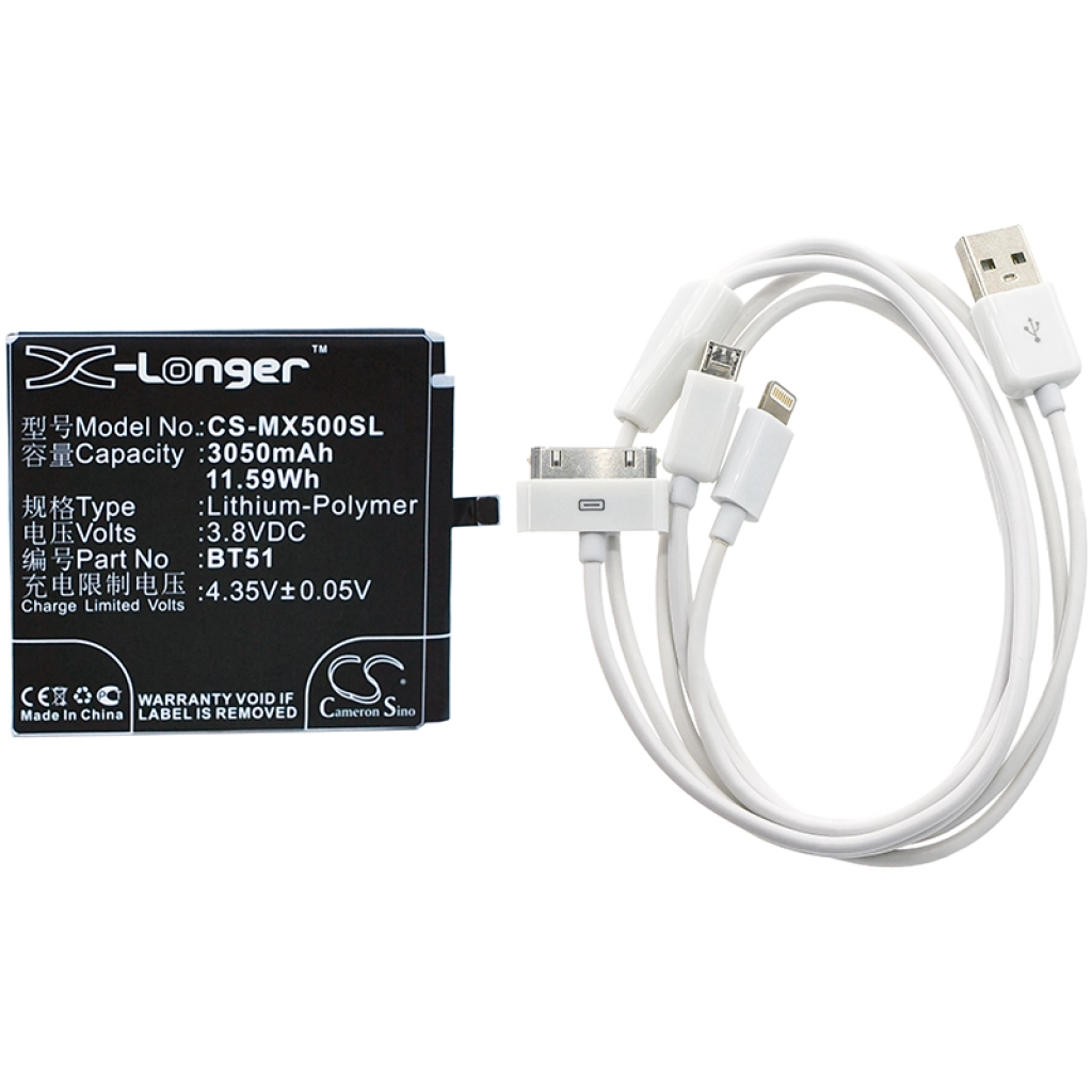 Batterie Batteria del telefono cellulare CS-CB049
