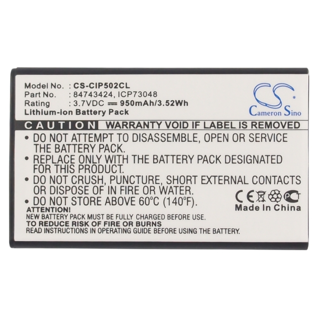 Sostituzione della batteria compatibile per Agfeo 84743424,84743428,ICP73048