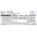 Batterie Batteria Telefono Cordless CS-CIP880CL
