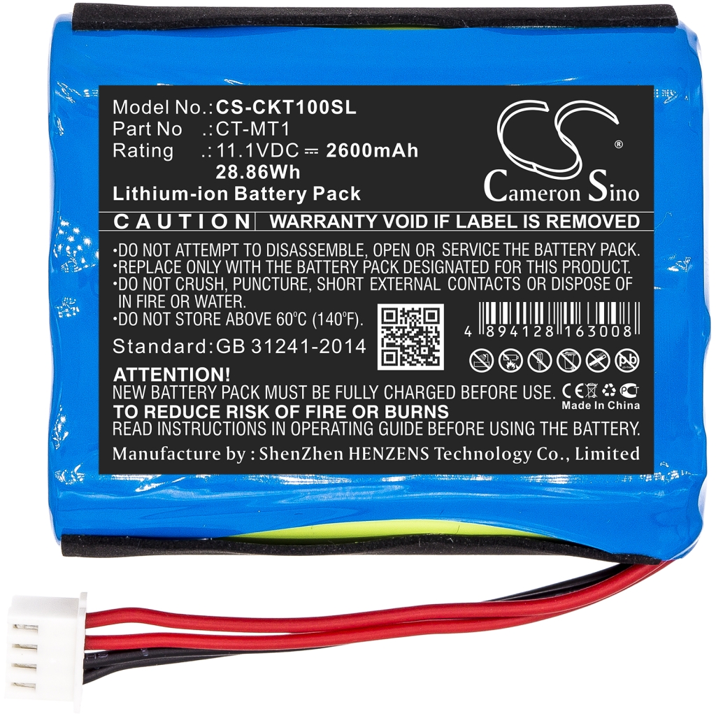 Sostituzione della batteria compatibile per Tecatel CT-MT1