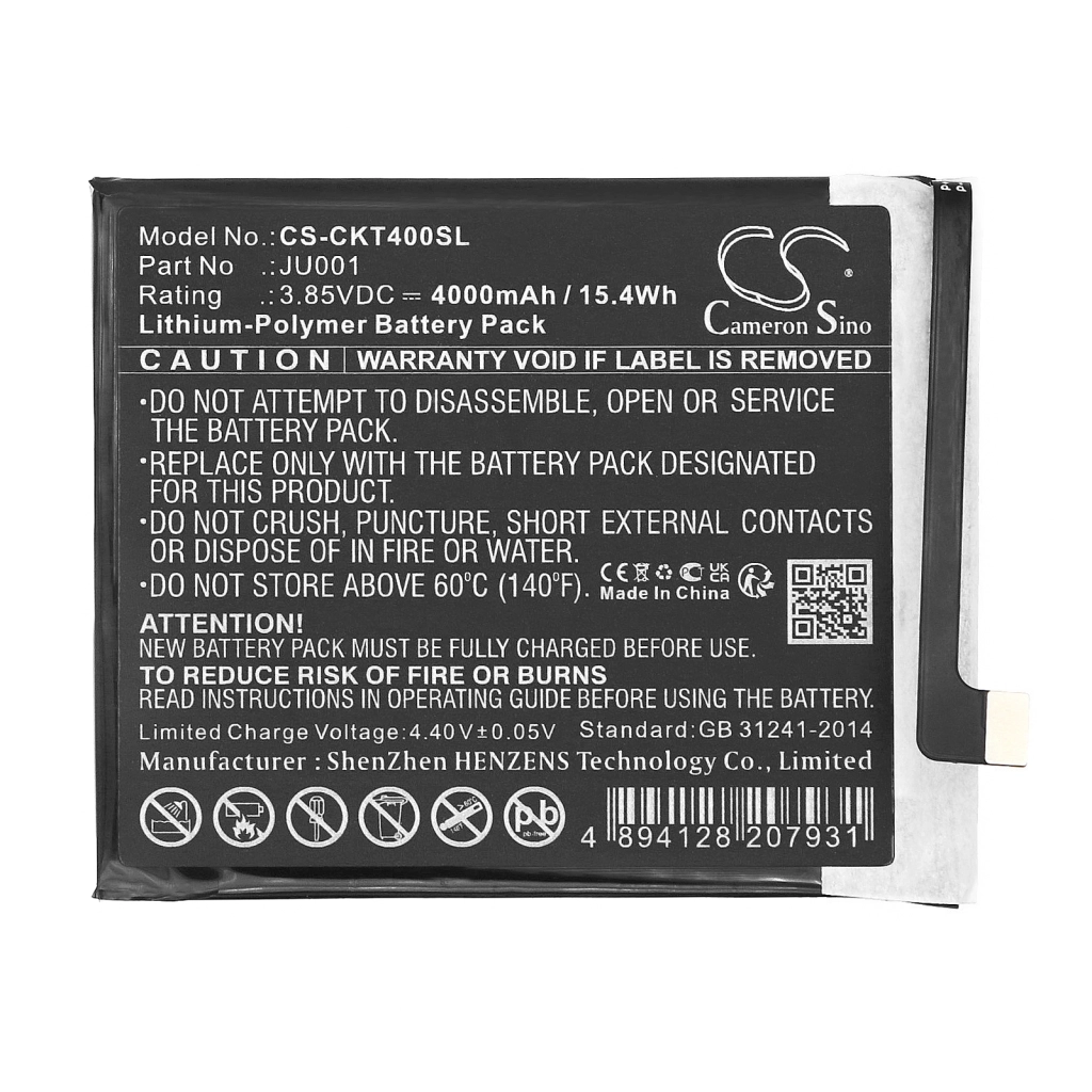 Batterie Batteria del telefono cellulare CS-CKT400SL