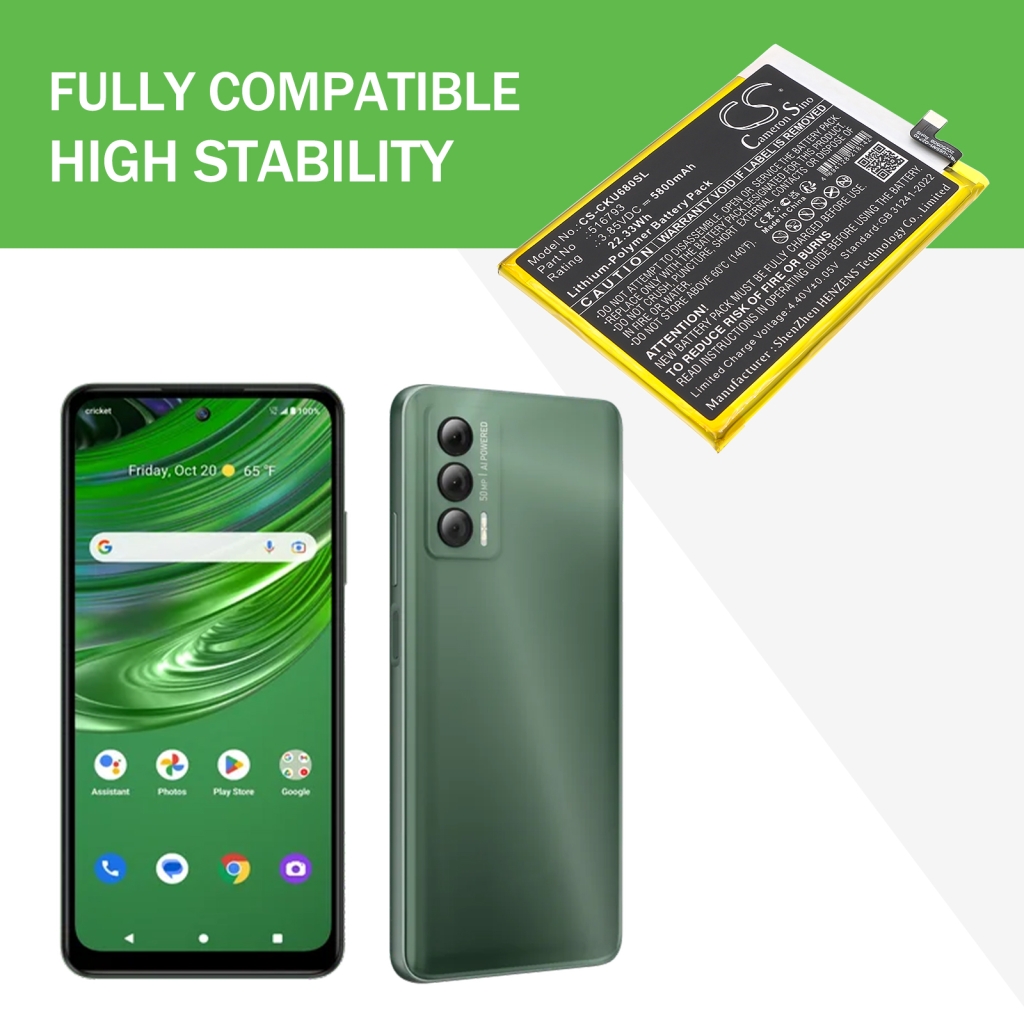 Batteria del telefono cellulare Cricket CS-CKU680SL