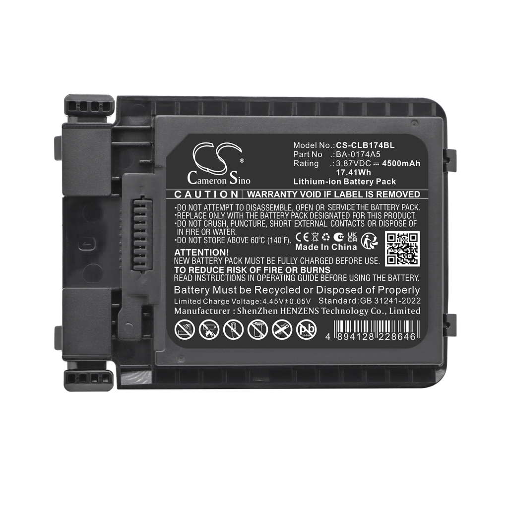 Battery compatible with BarCode, Scanner Battery