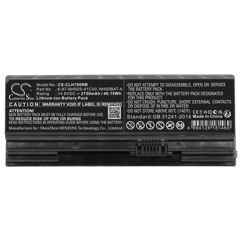 Batteria notebook Systemax CS-CLH700NB