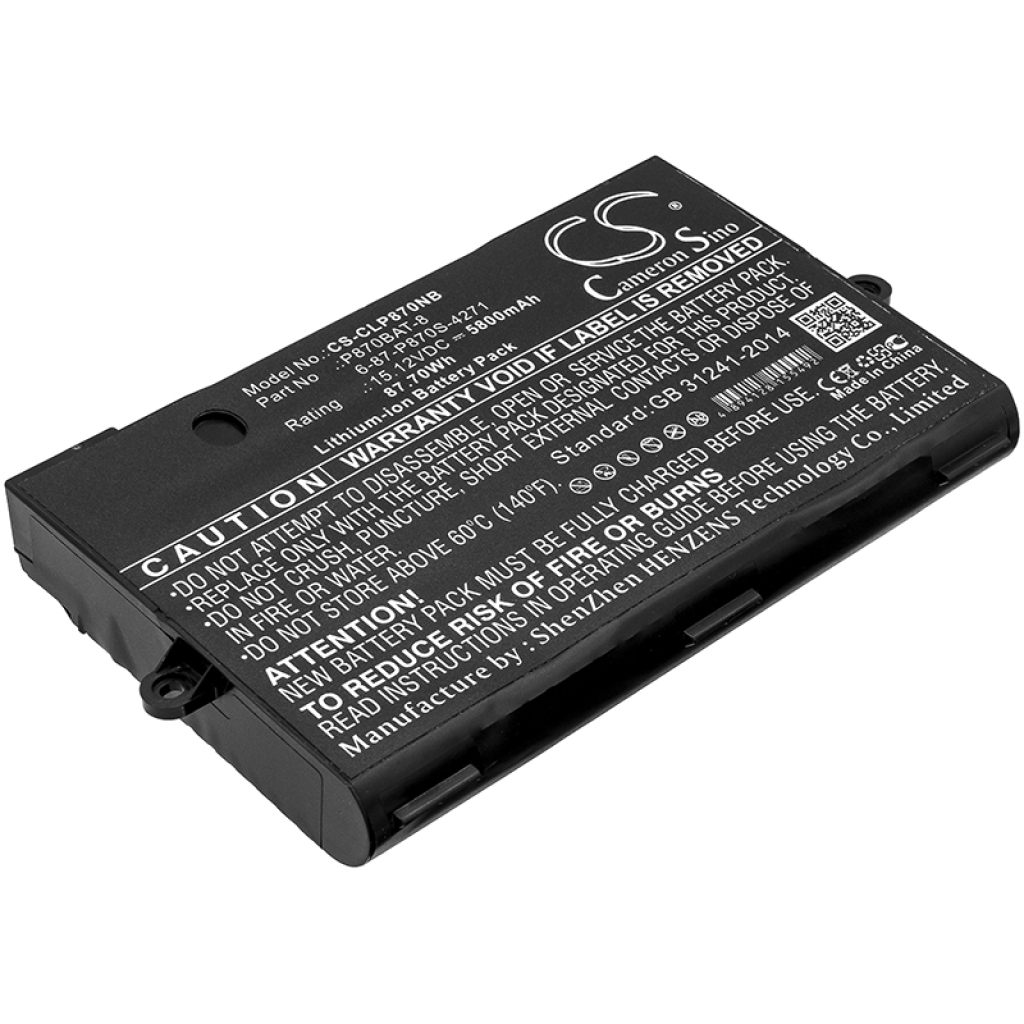 Batterie Batteria notebook CS-CLP870NB