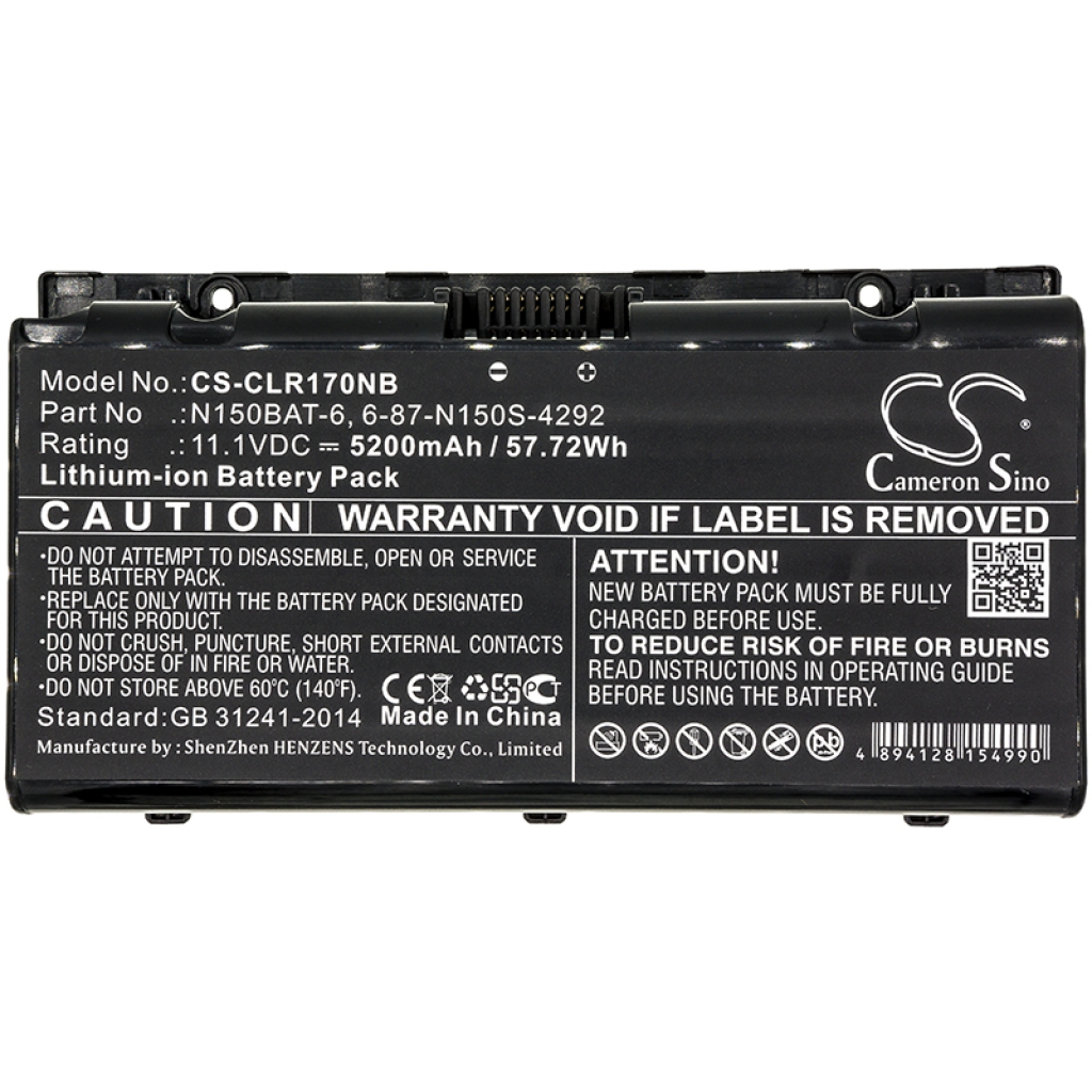 Batterie Sostituisce N150BAT-6