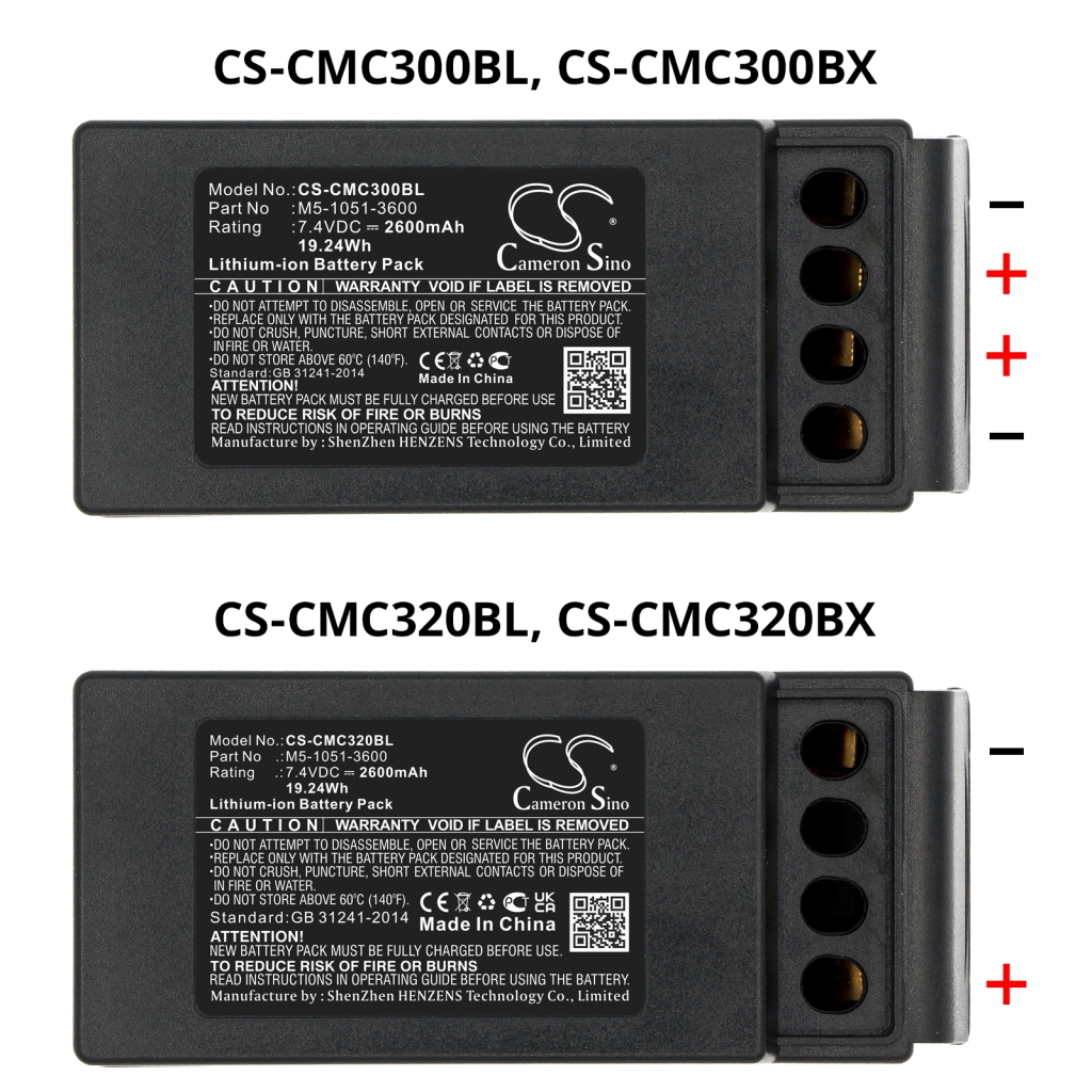 Sostituzione della batteria compatibile per Cavotec M5-1051-3600