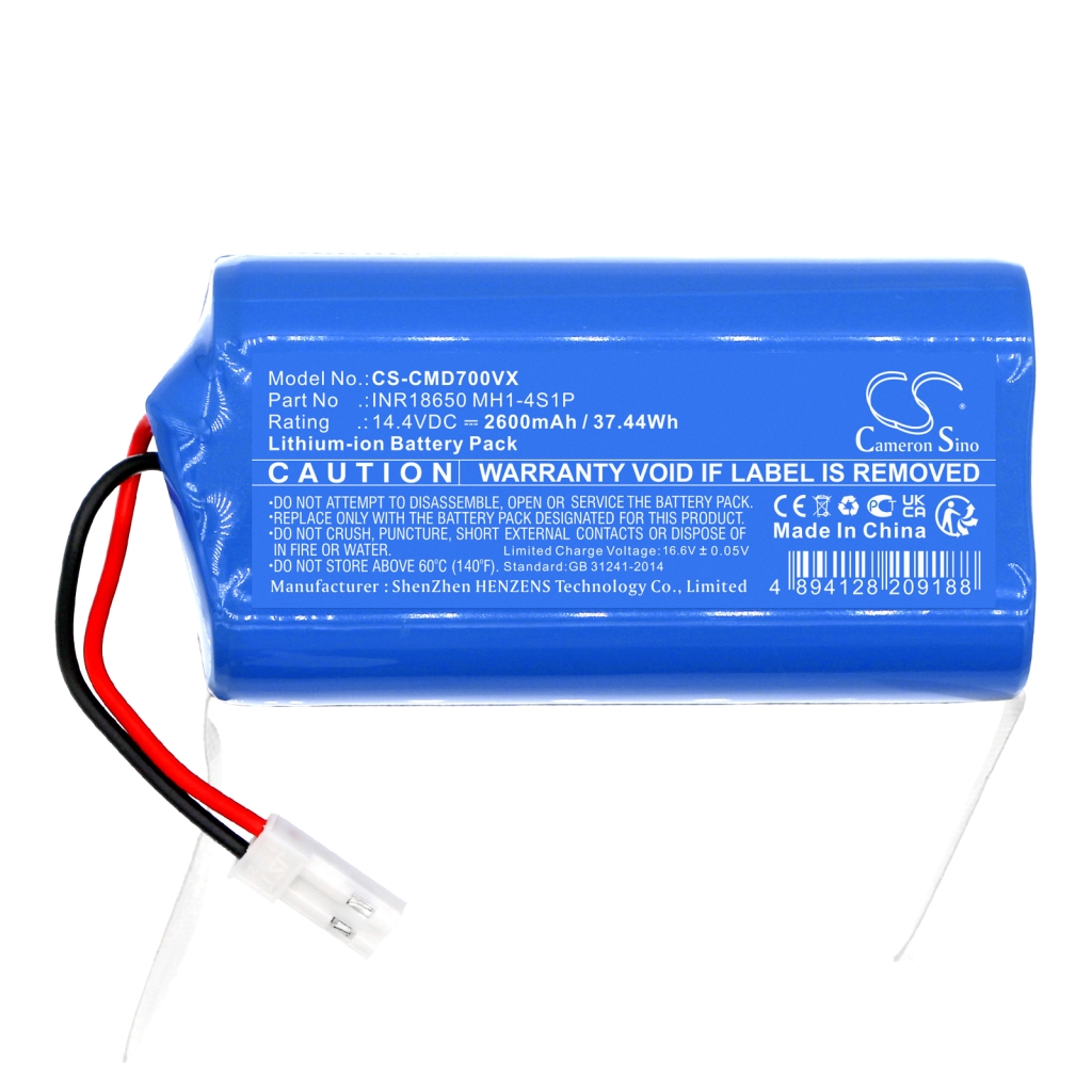 Sostituzione della batteria compatibile per Cleanmate INR18650 MH1-4S1P