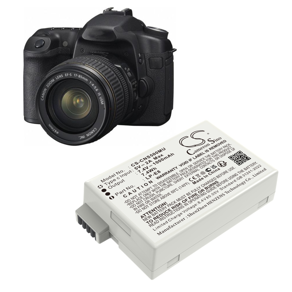 Batteria della fotocamera Canon CS-CNS500MU