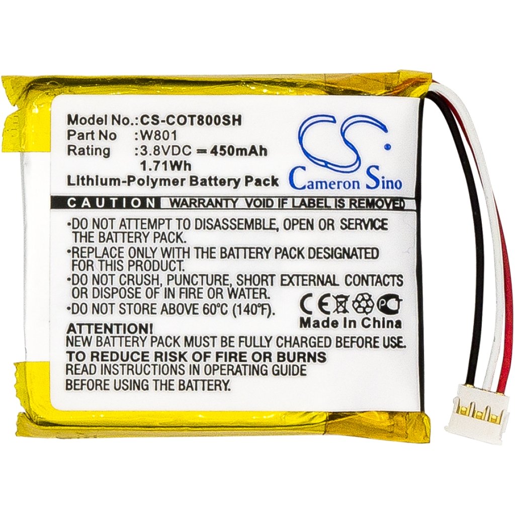 Batterie Sostituisce W801